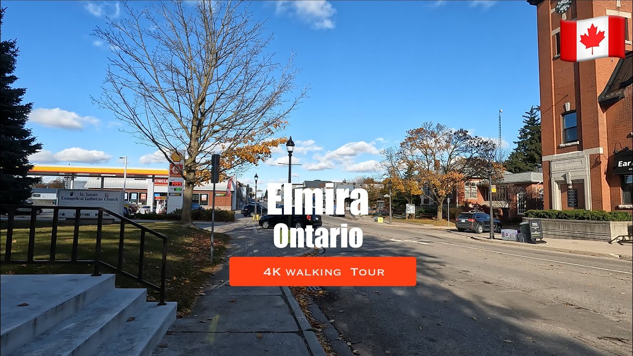 [4K]  Elmira Ontario Walking tour - Arthur Street South | #206