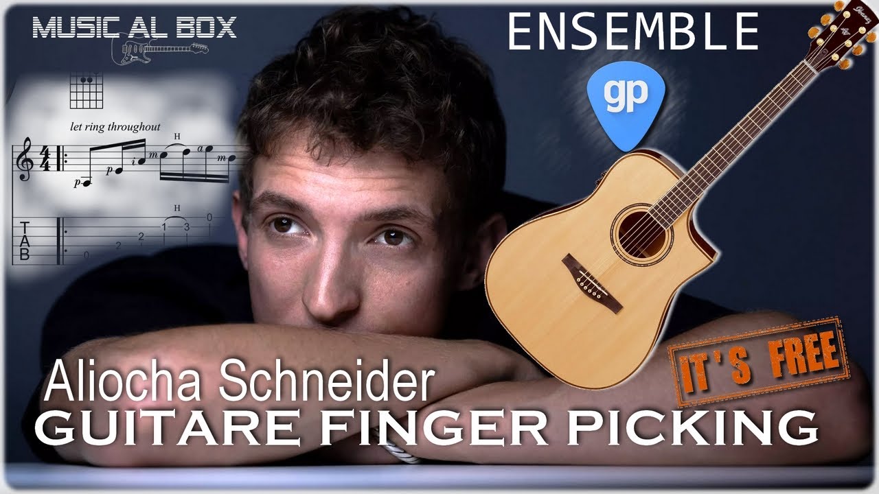 Guitar Finger Picking - Ensemble Aliocha Schneider Free Scores Guitar Tab