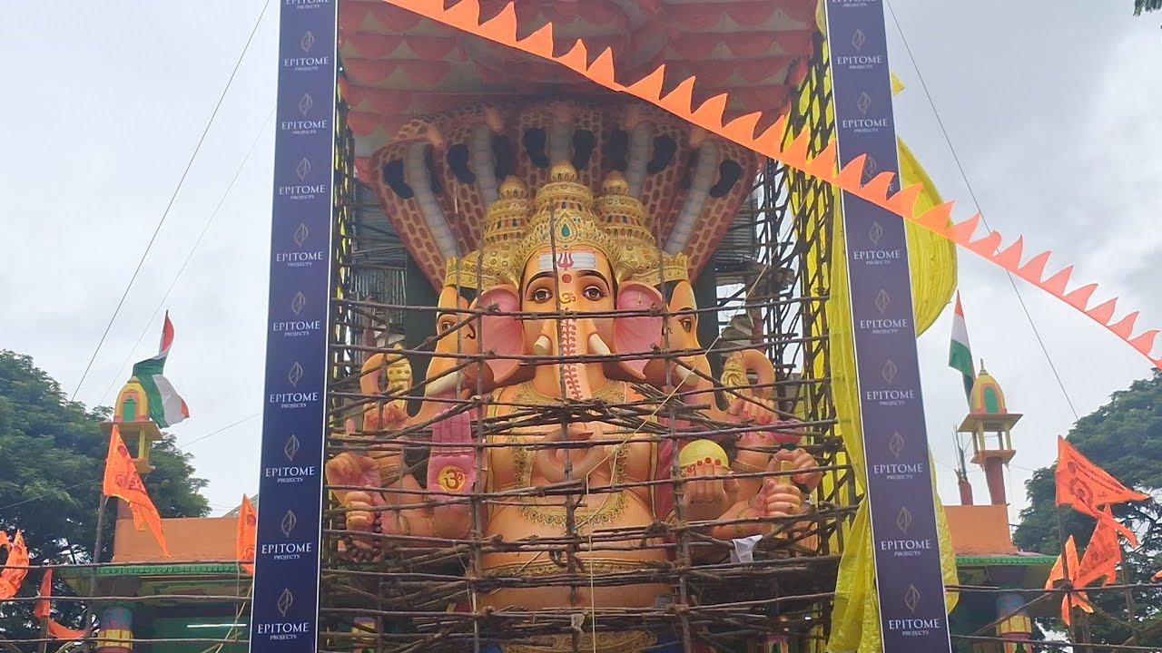Khairatabad Ganesh  making 2025 | Ganesh Face work | latest update #khairatabadganesh2025