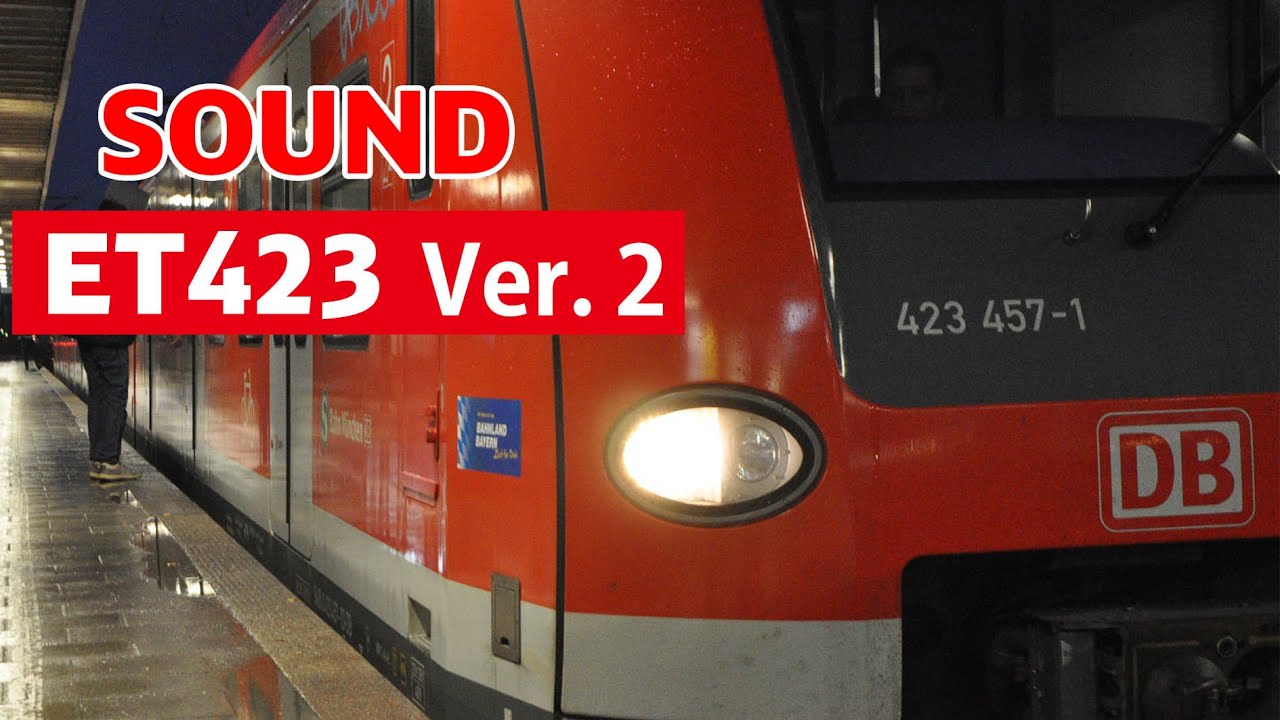 [Sound] Baureihe 423【走行音：Adtranz IGBT】S-Bahn München S7