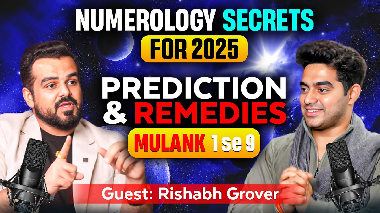 Numerology for 2025 | Success k liye Secret SSS Formula | Mulank 1-9 & Remedies |  Rishabh A Grover