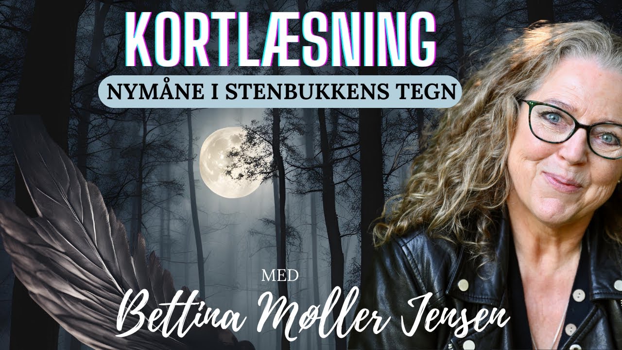Nymåne i stenbukkens tegn 18. januar 2026 med Bettina Møller Jensen