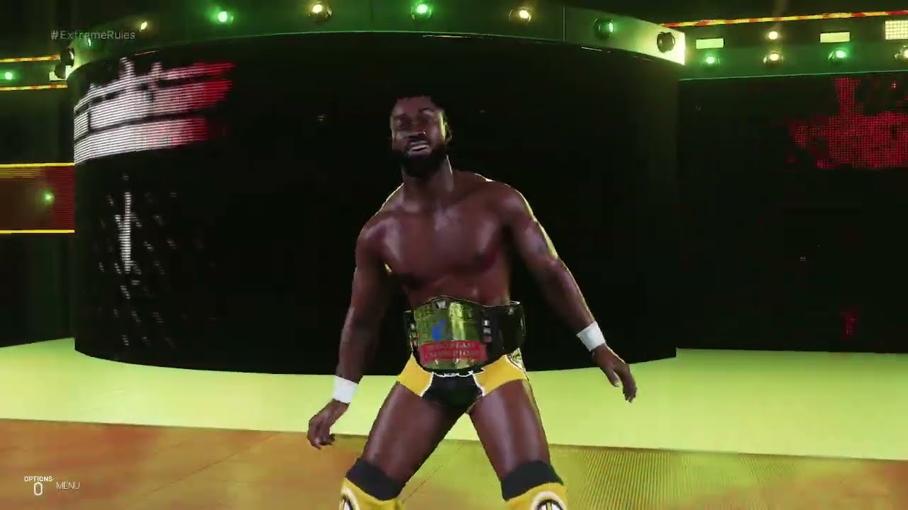 Mustafa Ali vs Kofi Kingston EU CHAMPIONSHIP EXTREME RULES 7