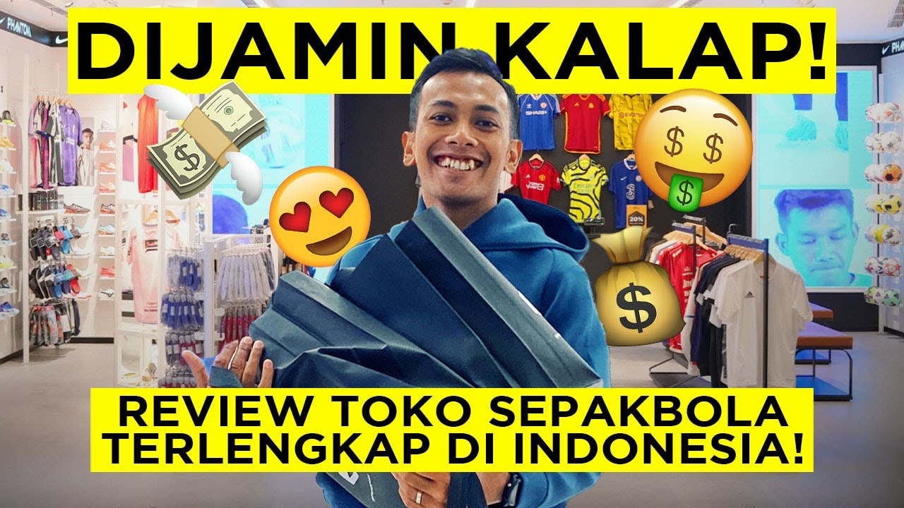 Iseng Buang Buang DUIT Di Toko BOLA Terlengkap Di INDONESIA! #telefooty #sepatubola