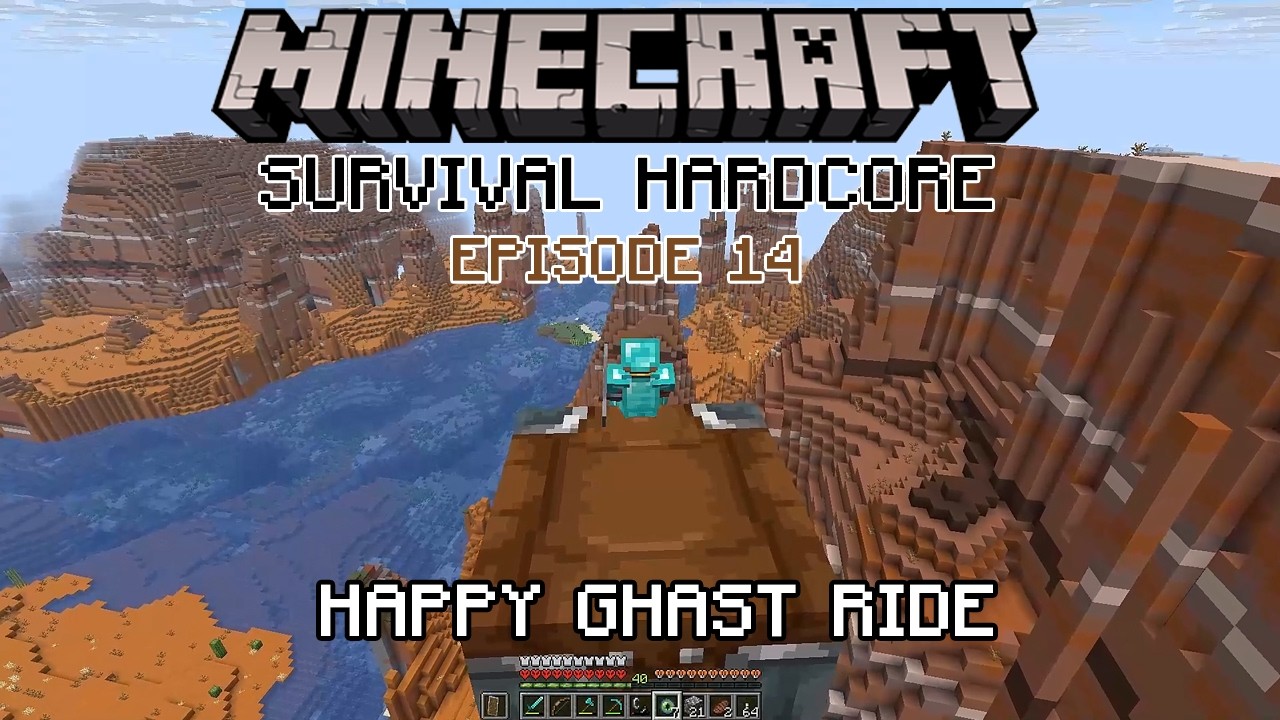 ⛏️❤️‍🔥 Minecraft Hardcore (1.21.10): Happy Ghast Ride | Episode 14 👻
