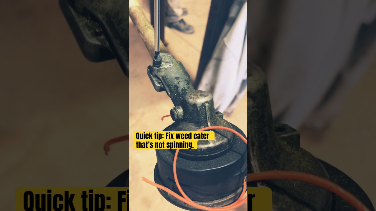 Fix 90% of trimmer weed eaters that won&rsquo;t spin #tools #diy #lawncare #stihl #mechanic
