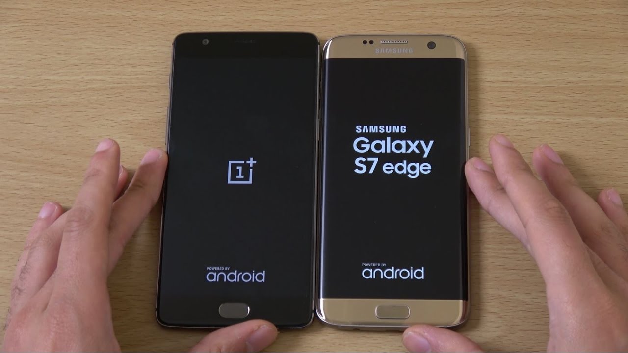 OnePlus 3T vs Samsung Galaxy S7 Edge Android 7.0 Nougat - Which is Fastest?
