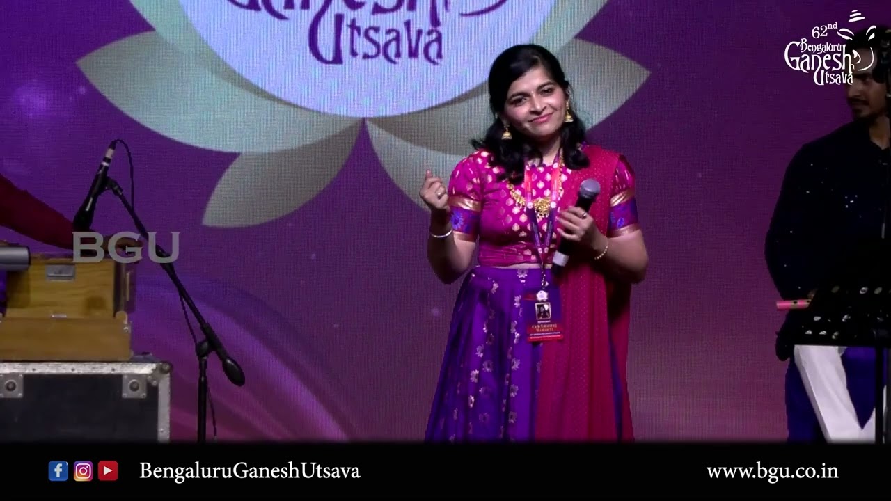 HARI MHANA TUMHI | Prithvi Bhat | Bhakti Sangeetha | 62nd Bengaluru Ganesh Utsava 2024