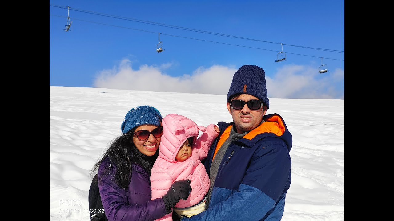 Gulmarg, Kashmir in winter- Travelling with a baby in high altitude