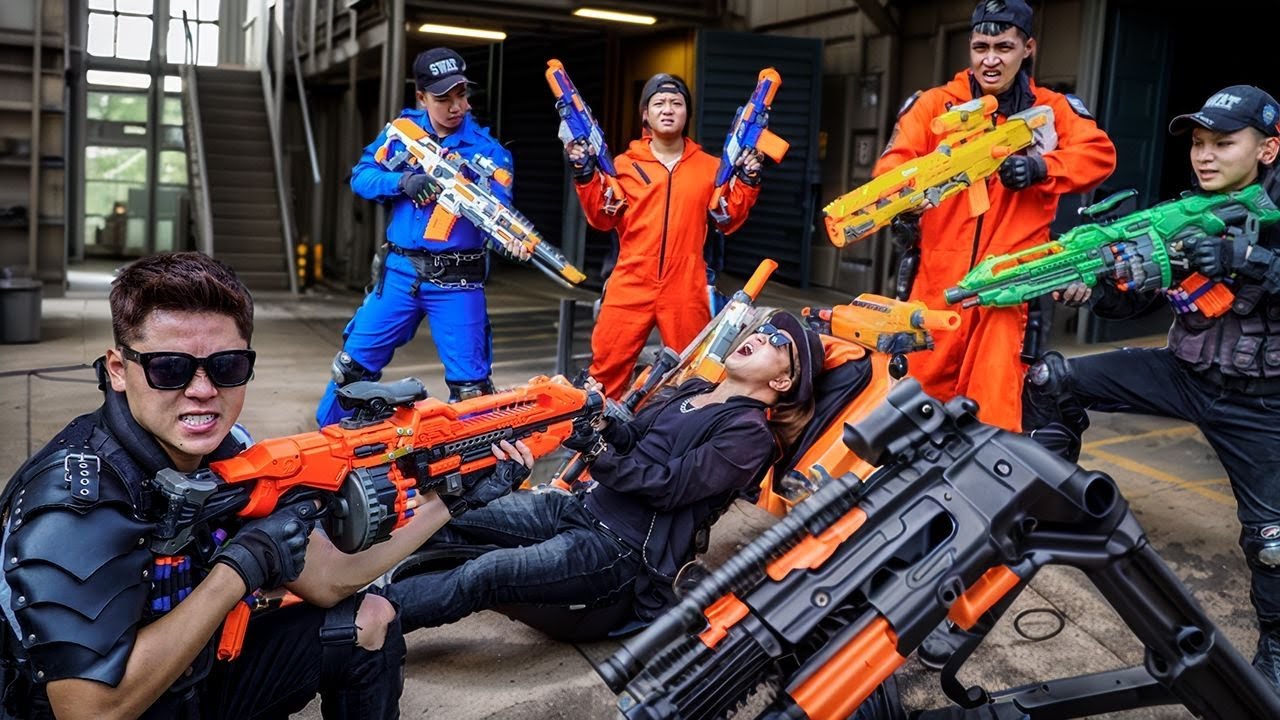 Nerf War 3T: The Fierce Chase Of SEAL X Nerf Guns To Find The Boss!