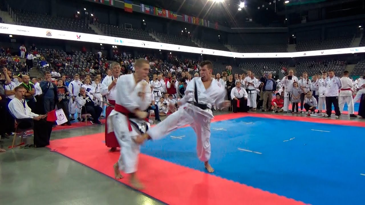 КУМИТЭ | Чемпионат Мира | Bareisha Roman (Belarus) vs Hubert Palak (Poland) | Fudokan | KUMITE |不動館