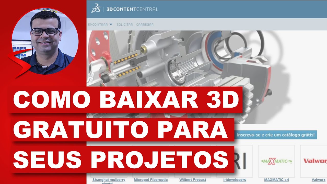 COMO BAIXAR MODELOS 3D GRÁTIS PARA SEUS PROJETOS EM SOLIDWORKS | SOLIDCLUB #018