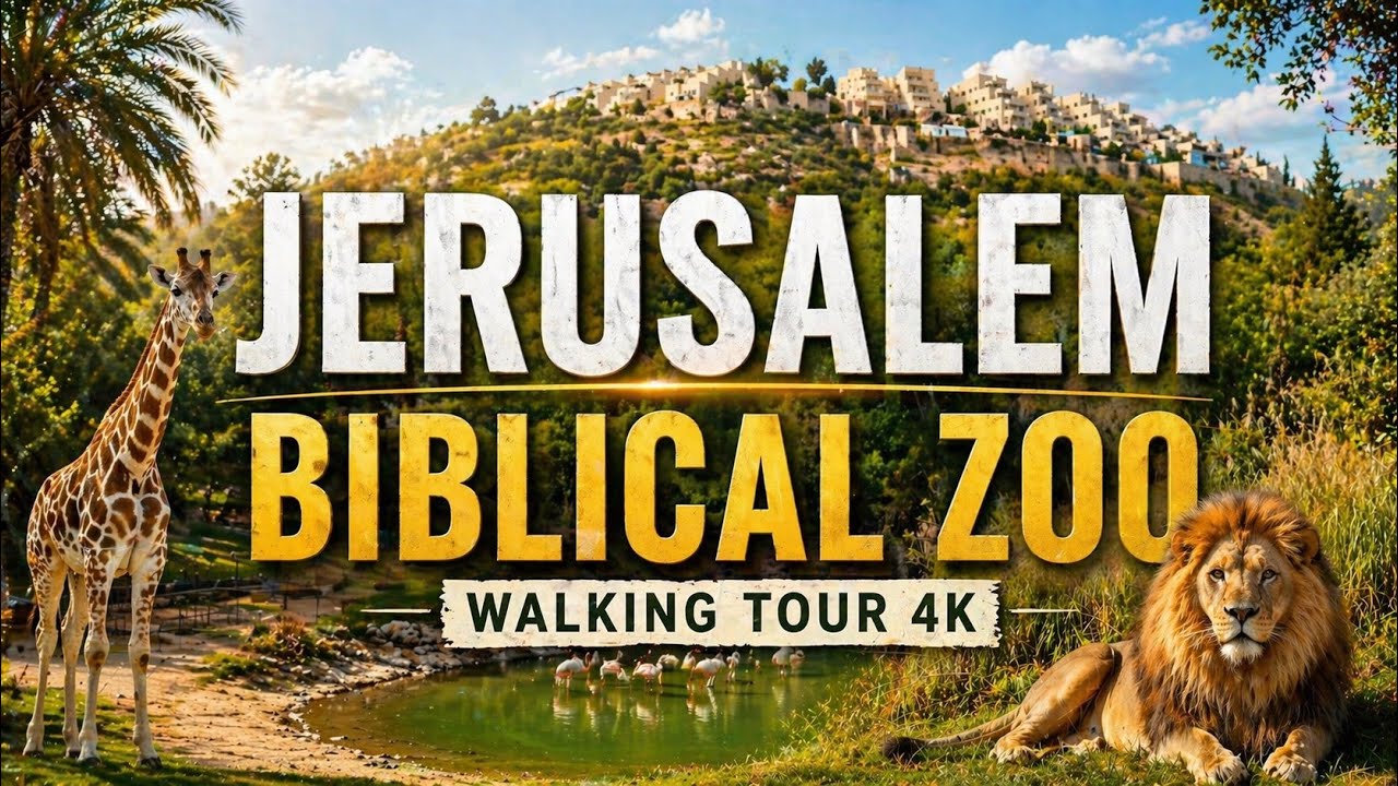 Jerusalem Biblical Zoo.Walking tour. Israel | Иерусалимский Библейский Зоопарк.Виртуальная экскурсия