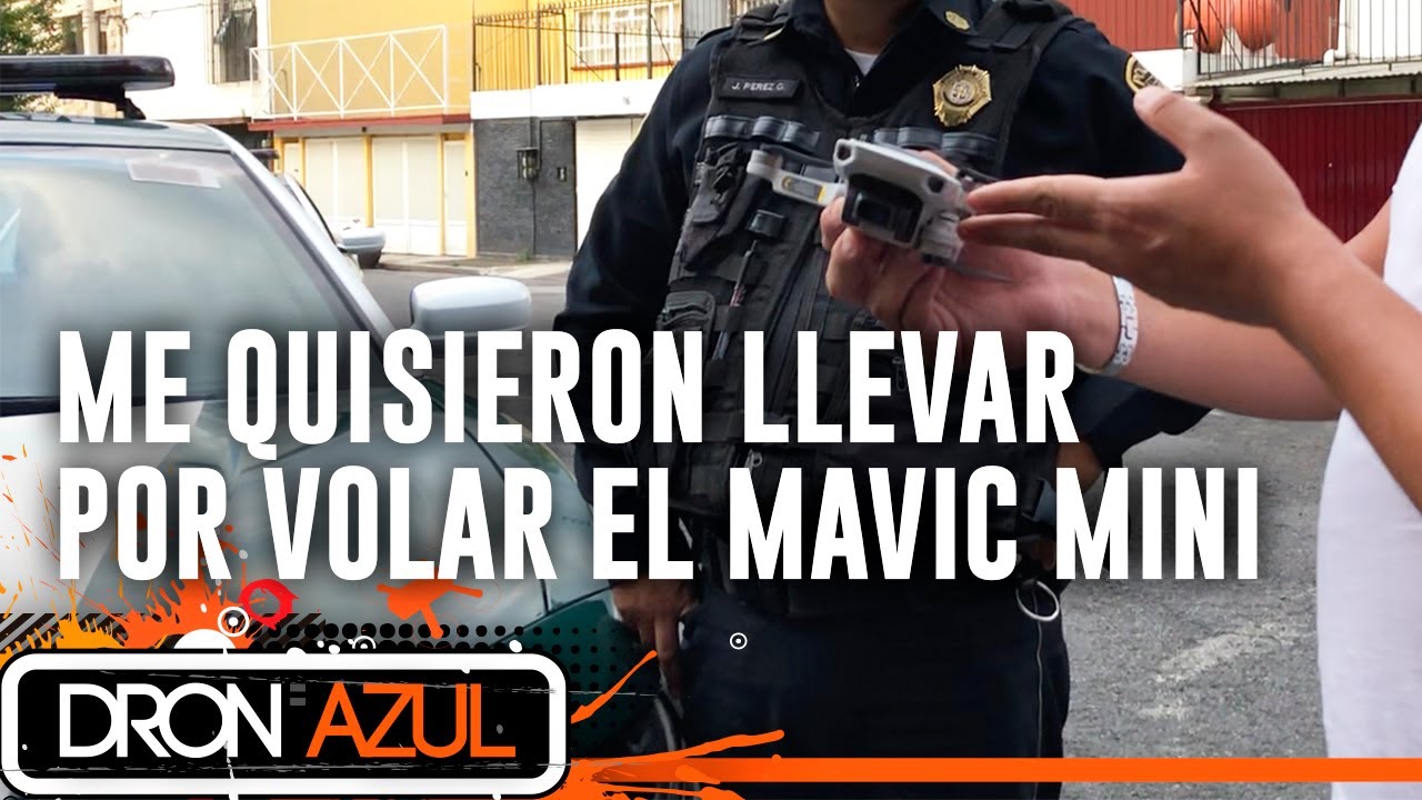Me querían llevar por volar el Mavic Mini