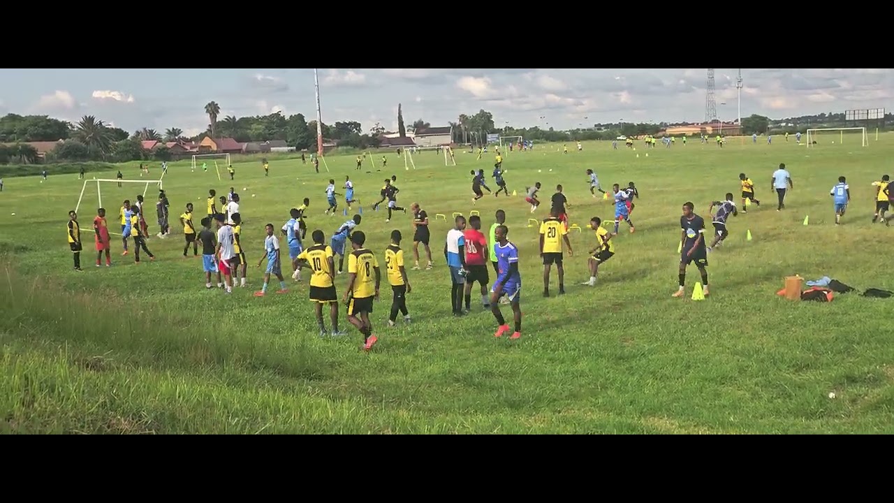 FUTURE OF AFRICA FOOTBALL ACADEMY IN SOUTH AFRICA TRAINING SESSION | GDL TEAM IN BENONI