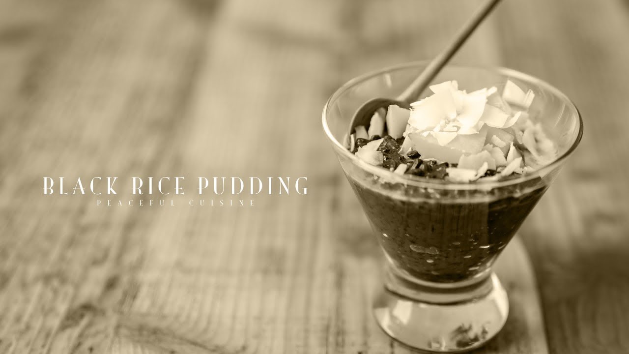[No Music] How to make Black Rice Pudding
