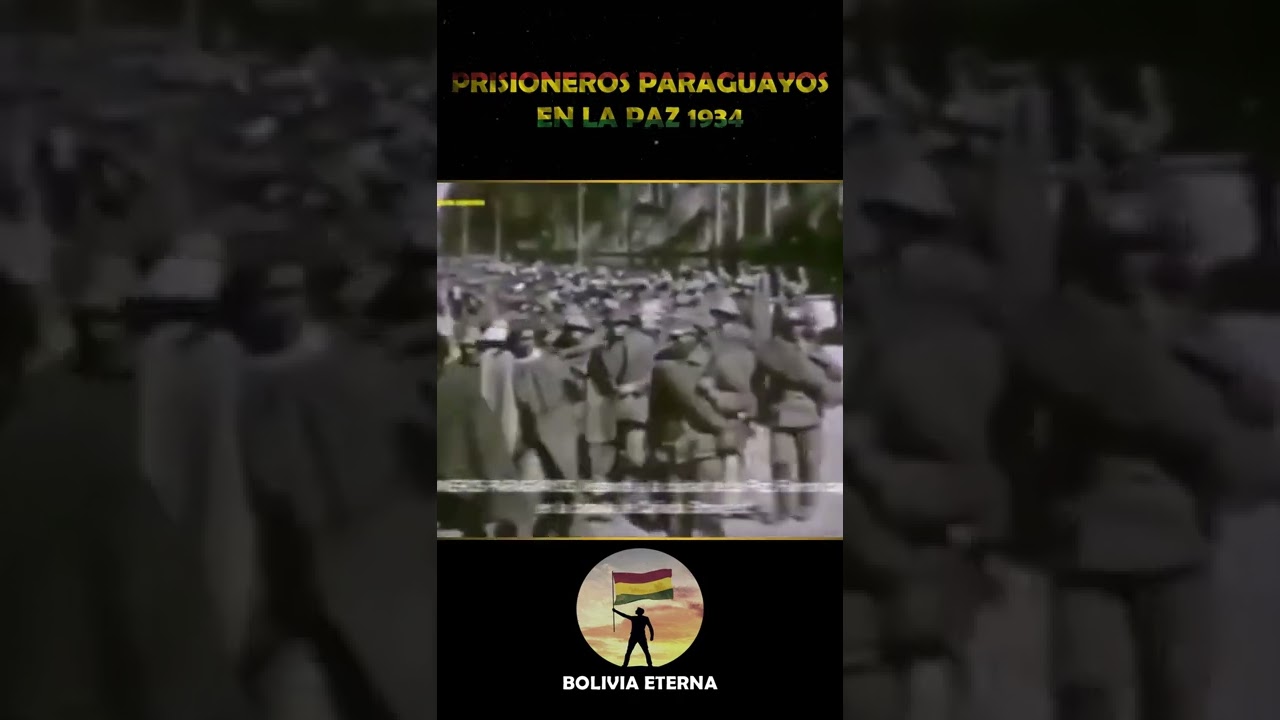 soldados paraguayos en la paz 1934 #shorts #guerradelchaco #bolivia #paraguay #historiadebolivia
