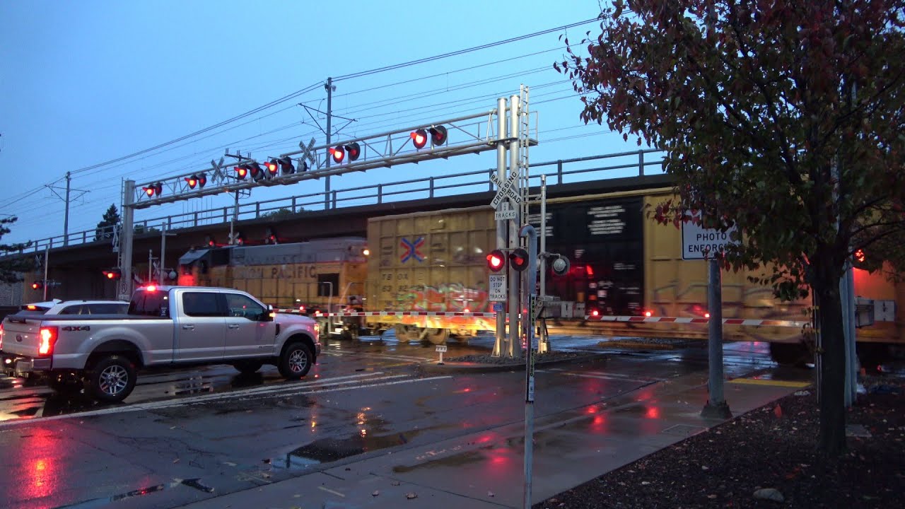 UPY 677 Port Local, Sunrise Blvd. Railroad Crossing, Rancho Cordova Ca