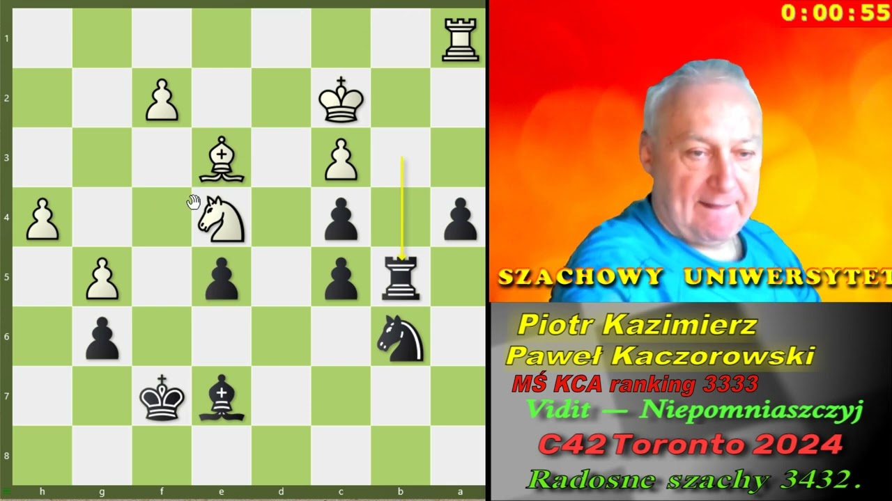 Szachy. Turniej pretendent&oacute;w, Toronto 2024 (32) C42. RS.3432.