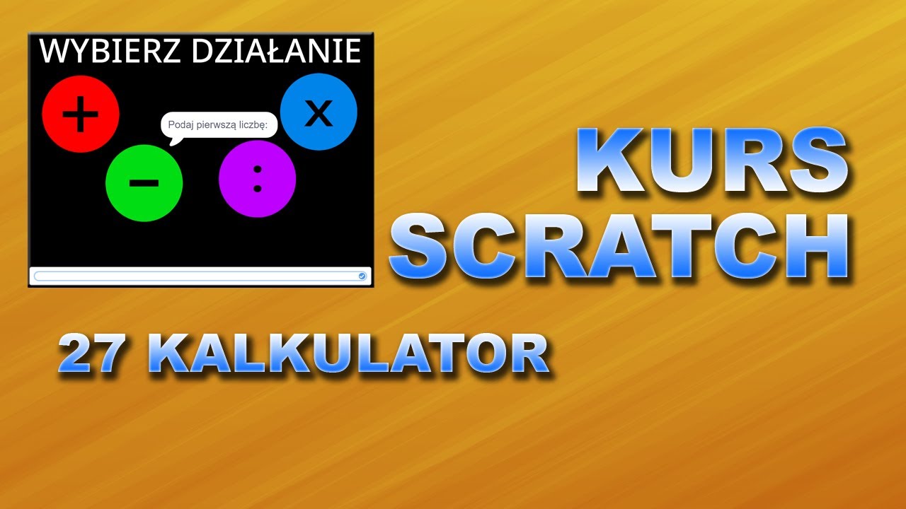 Kurs Scratch 27 Kalkulator