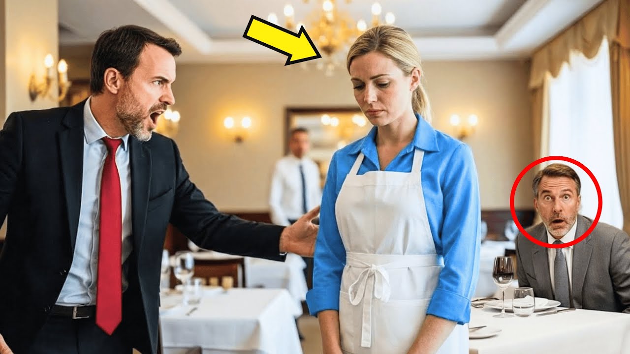 Servitrisen talade sanning – och fick sparken… ovetande om att en miljonär hörde allt!