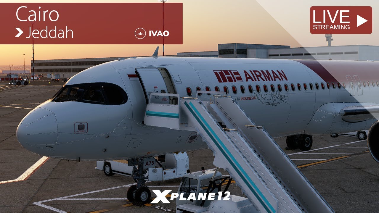 IVAO + X Plane 12 | THM VA: Cairo (CAI) - Jeddah (JED)
