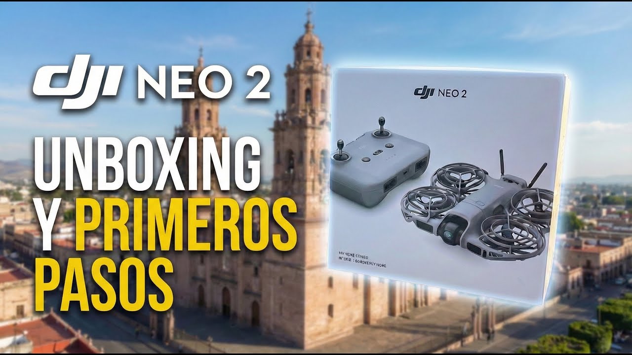 DJI NEO 2: Guía de INICIO RÁPIDO🚀 Unboxing + Primeros Pasos