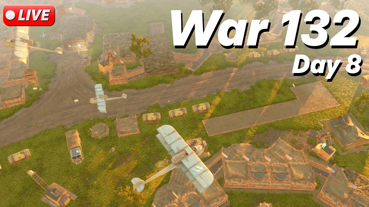 🔴 FOXHOLE AIRBORNE // WAR 132 - DAY 7 // WARDEN FRONTLINE // LIVE GAMEPLAY