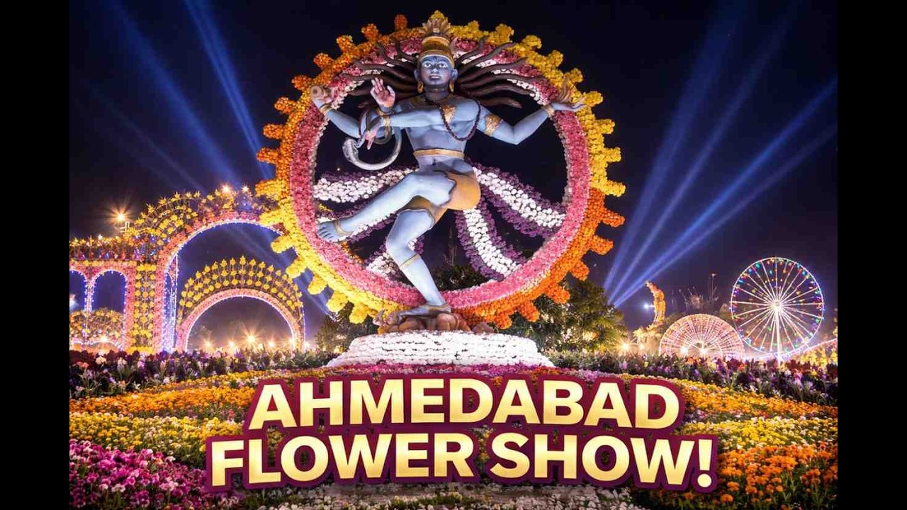 Ahmedabad Flower Show 2026 🌸 | Full Tour | Riverfront Flower Exhibition