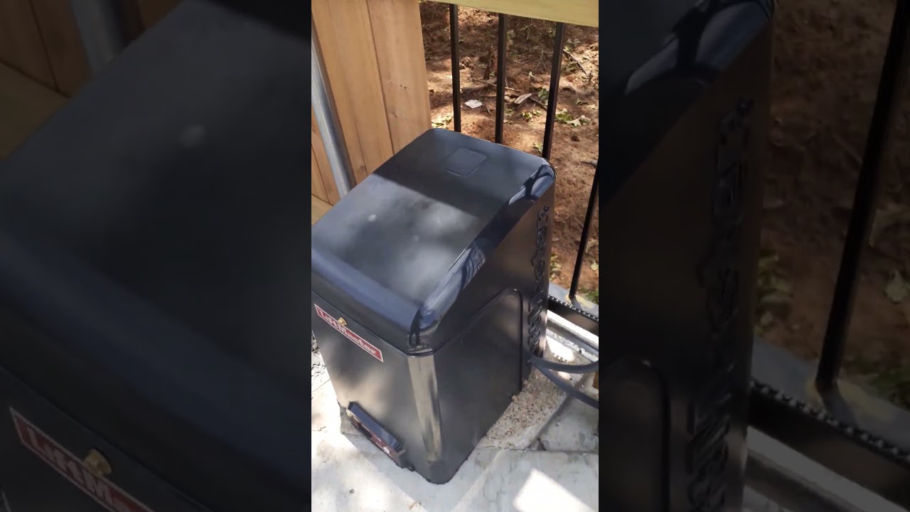 Liftmaster CSL24 slide gate operator install