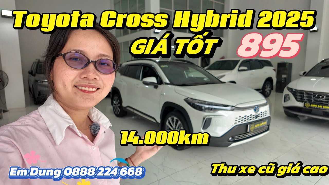 Toyota Corolla Cross hybrid 2025 lướt như mới giá tốt giao ngay|Thu mua ô tô cũ Tphcm