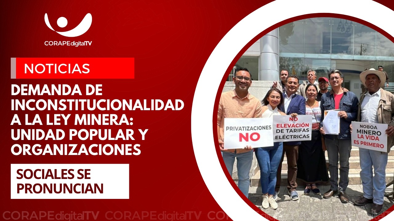 Preocupación por la Ley Minera: Presentan Demanda de Inconstitucionalidad en la Corte Constitucional