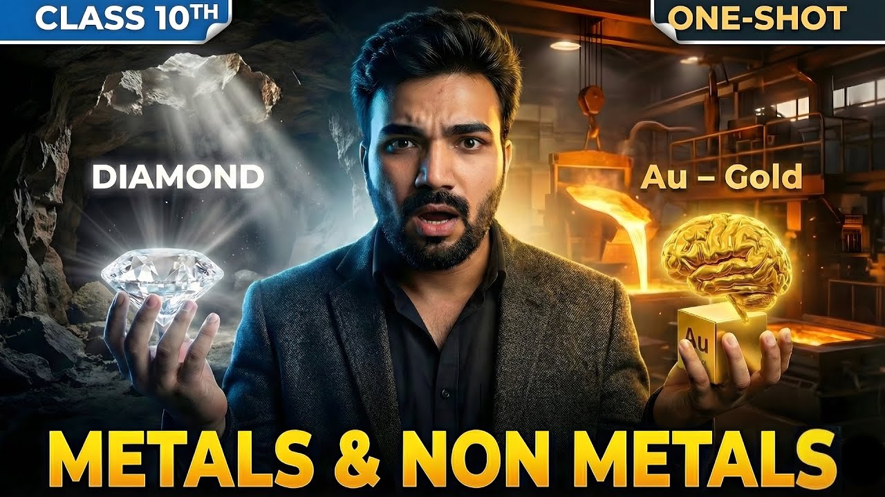 Class 10 Science | Metals & Non Metals One Shot 🔥 | Full Chapter in 1 Video | Boards 2026