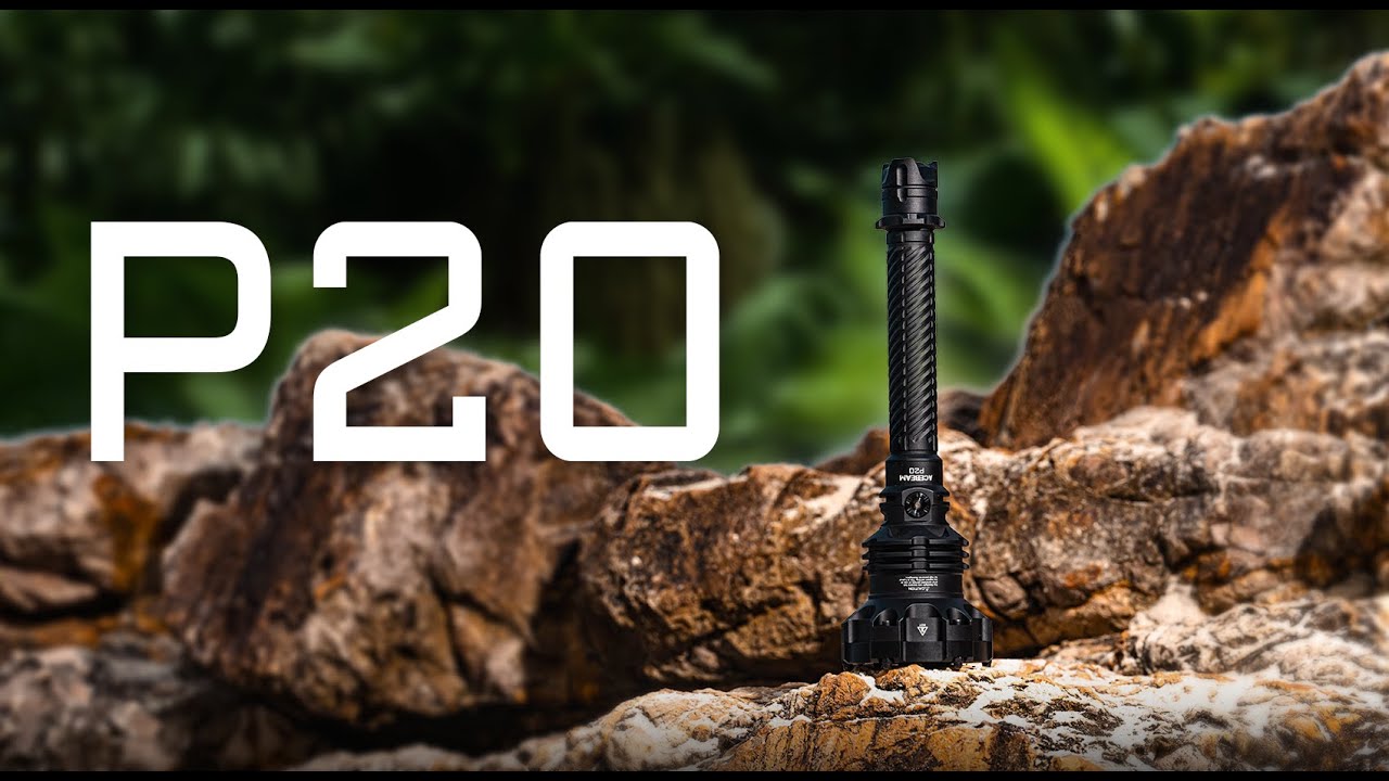 New Release: ACEBEAM P20 Long Range Flashlight with the Latest SFT-90X LED Emitter
