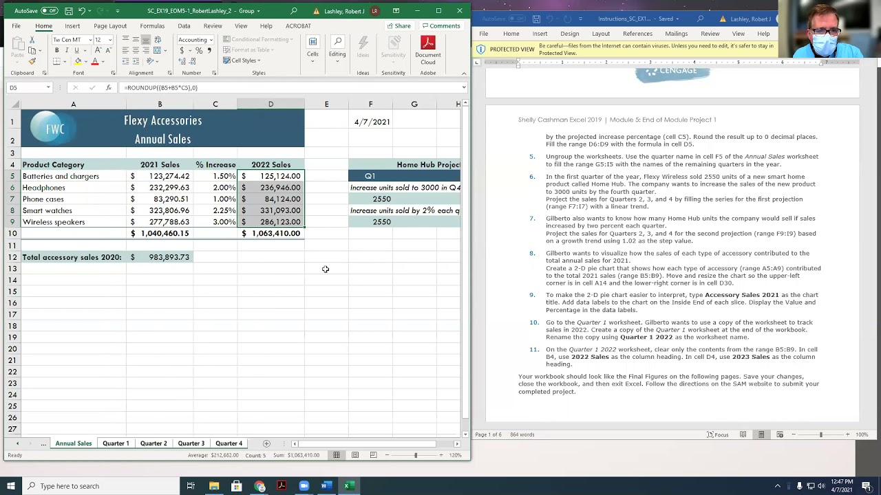 Проект 1 модуля 5 Excel — Flexy Wireless Communications