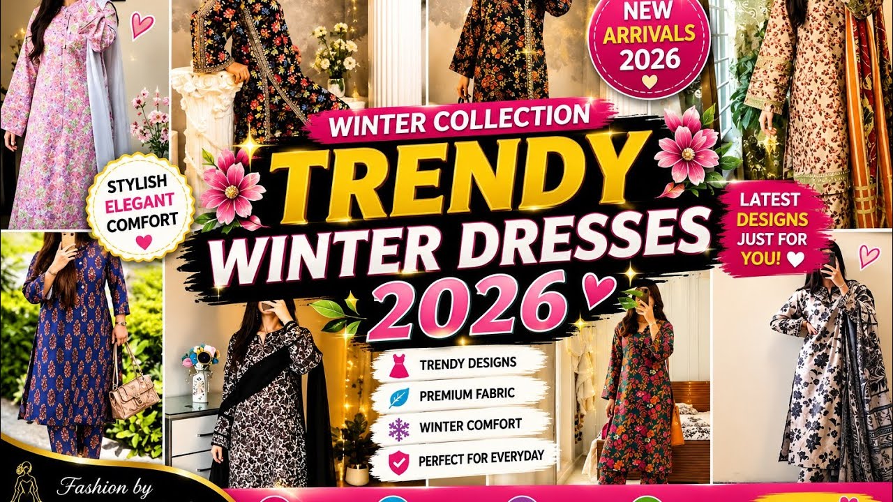 All over 2 Piece Dress Design 2025 || Winter's Dress design 2025 || #dressdesign 