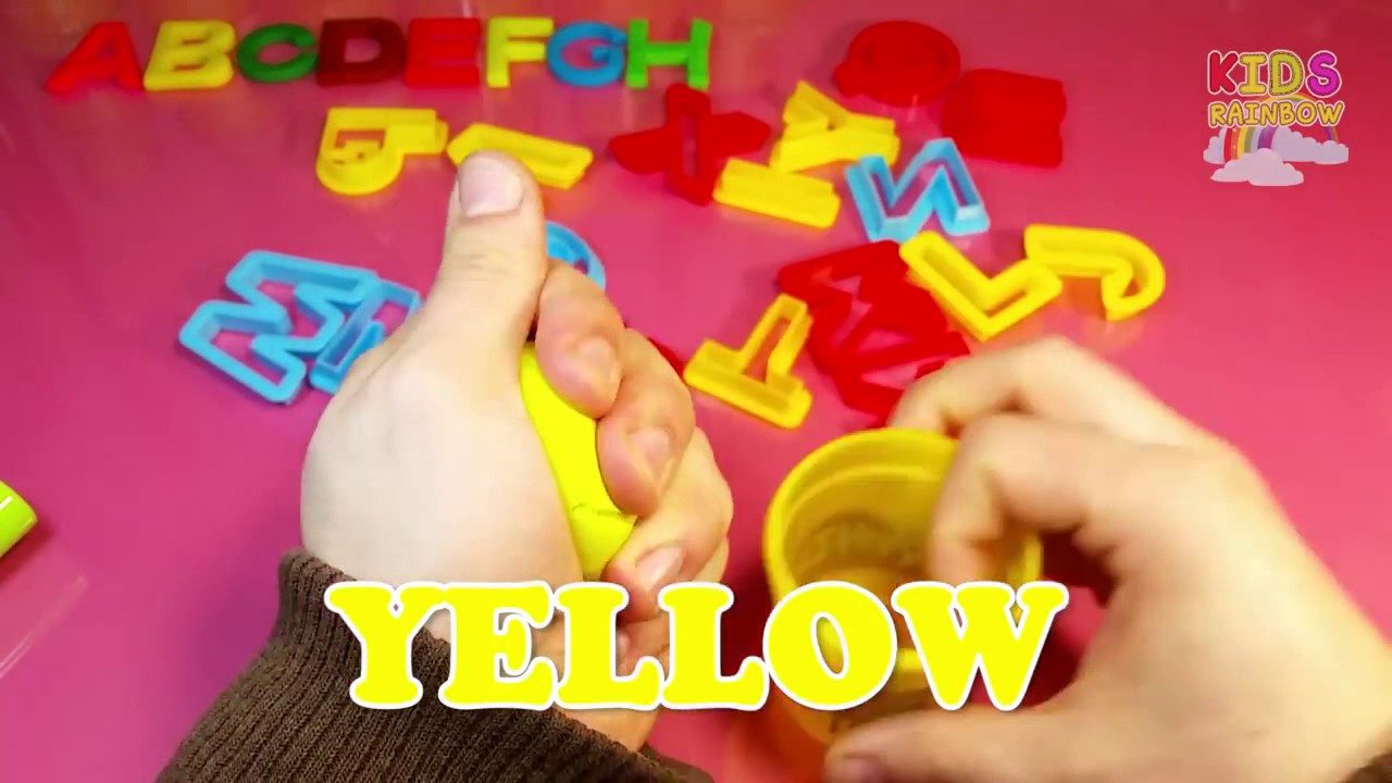 ABC Play Doh Playdough Molds Clay A B C Alphabet for Kids Fun Toys Video Play Doh Playdoh