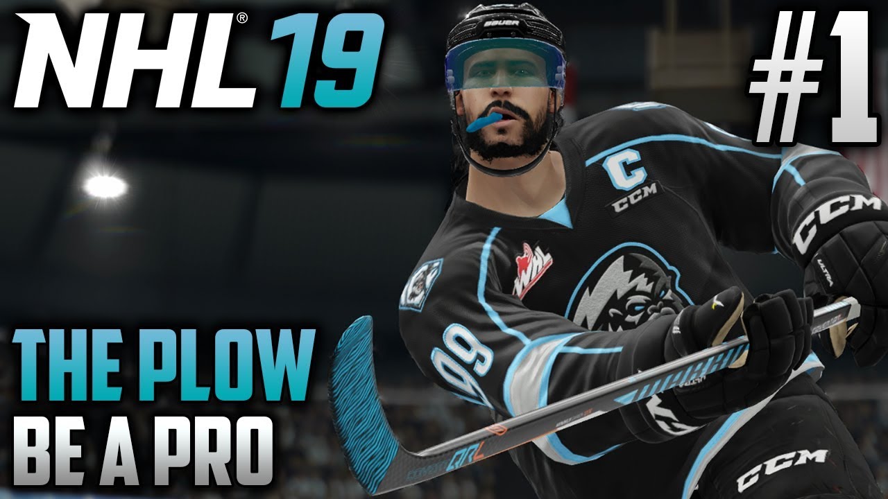 NHL 19 Be a Pro | The Plow (Power Forward) | EP1 | THE 290 POUND BEAST IS BACK