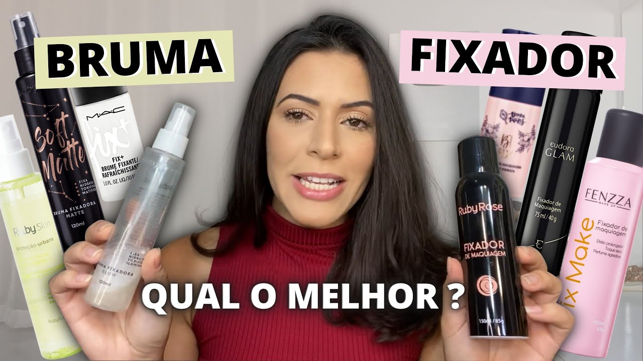 BRUMA x FIXADOR DE MAQUIAGEM: Como usar, Benefícios, Principais diferenças e Qual o melhor