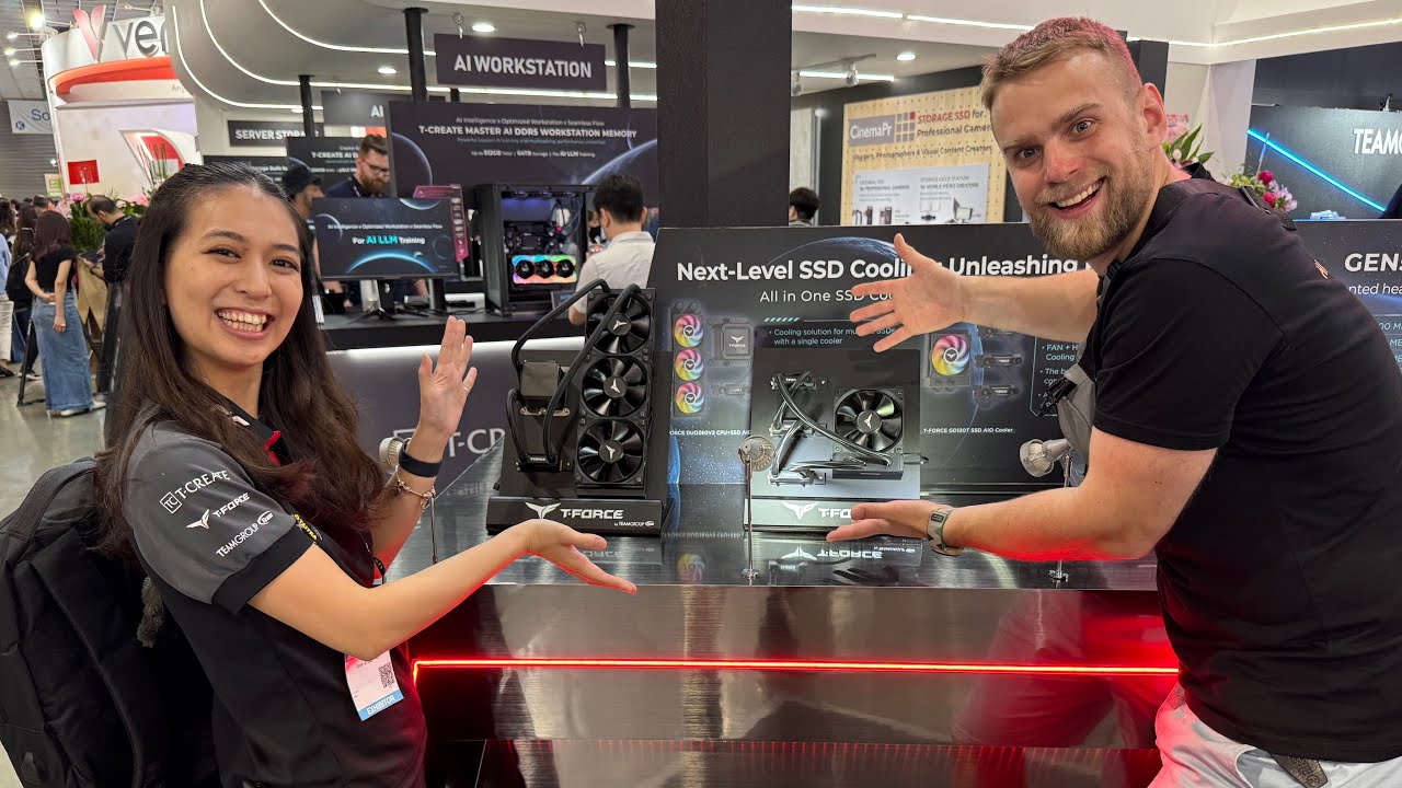 Девушка Руф, рассказывает про TEAMGROUP! 🔥 SSD для секретных агентов и много другое! COMPUTEX2025! 🔥