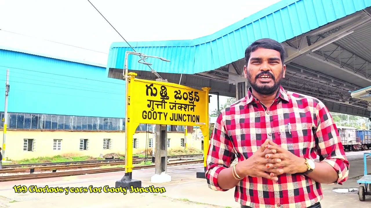 Completed 159 Glorious Years for Gooty Junction Railway Station 🚂🇮🇳 #gooty #gootyrailwaystation