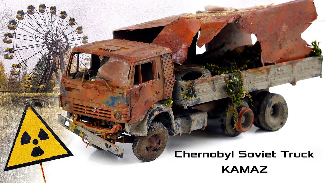 Restoration Chernobyl Truck Abandoned Soviet KamAZ rusty car