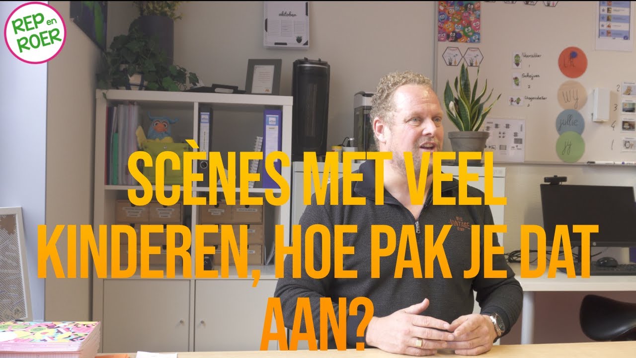 Scènes met veel kinderen, hoe pak je dat aan? Groep 8 musical tip - Rep en Roer