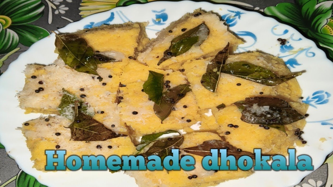 Homemade dhokala recipe 