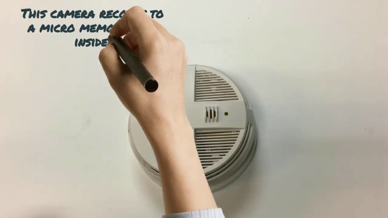 About the SC97104K Side View Smoke detector camera hidden camera
