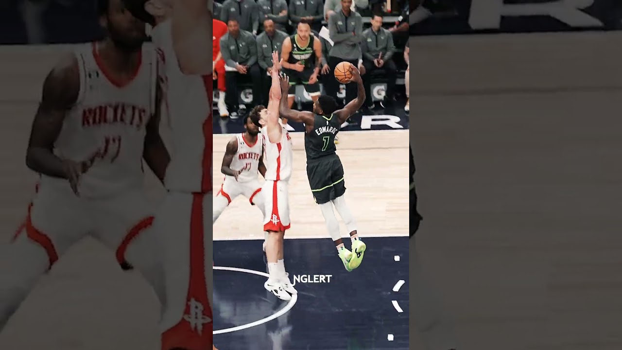 ANT Dunked on him TWICE 🤯 @AnthonyEdwards