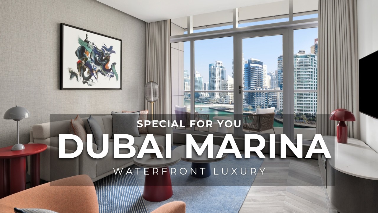 Dubai Marina’s Best Waterfront Apartment? | Full Tour