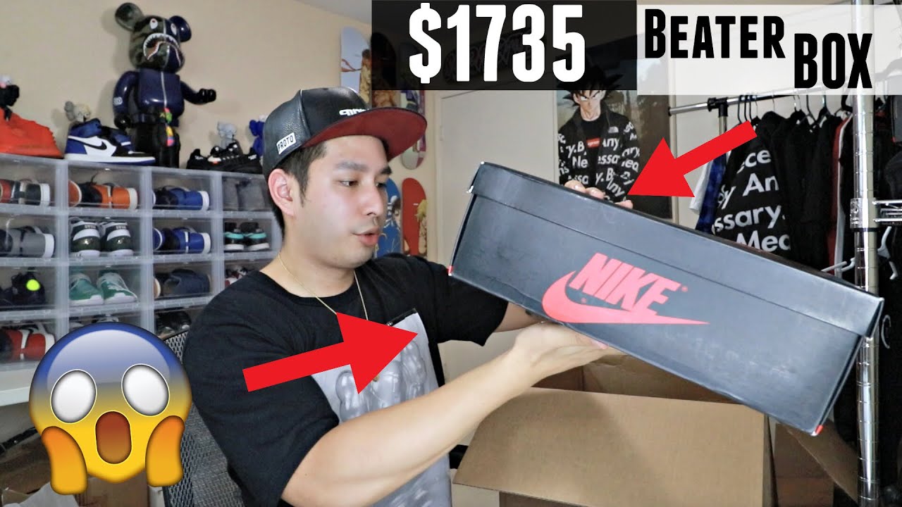 $1735 Sole Supremacy Beater Box | WE GOT SNEAKER GRAILS!!