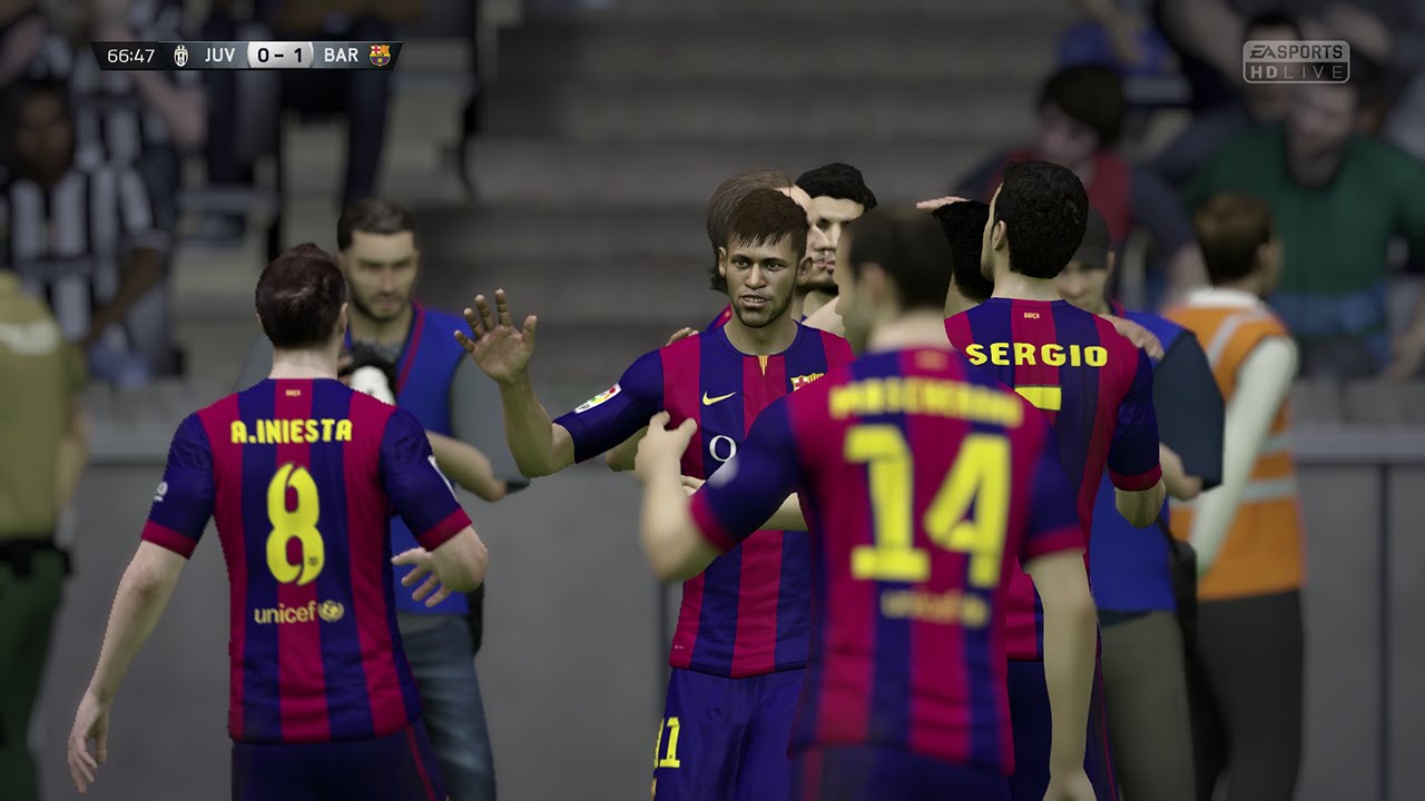 FIFA 15 - Juventus vs FC Barcelona UEFA Champions League FINAL