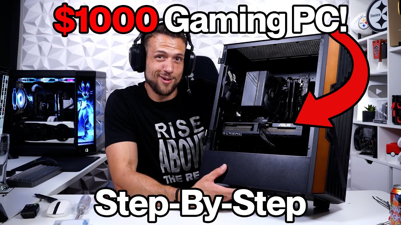 How to Build a $1000 Pure Performance Gaming PC (Ryzen 5 9600X and RX 9060 XT)